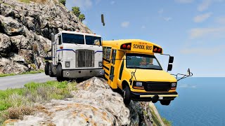 Cliff Drops [27] ▶️ BeamNG DRIVE Realistic Satisfying Cars Crash Gameplay