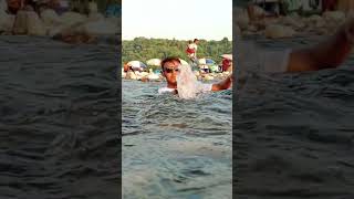 ভোলাগঞ্জ সাদা পাথরের পানির স্রোত।