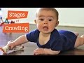 Baby Crawling Development ★ Novice to Pro in 2 Min ★ Cute