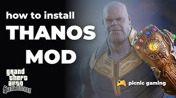 How to install Thanos Mod in GTA San Andreas PC | Thanos from Avengers in GTA SA