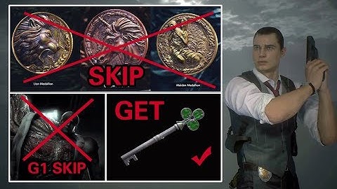 Resident Evil 2 Remake - Skip Birkin Boss & 3 Medallions + Club Key (Leon A Speedrun Skip)