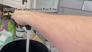 NEW!! black two-attachment pot filler PF312 by Lava Odoro 24 views 2 months ago 26 seconds