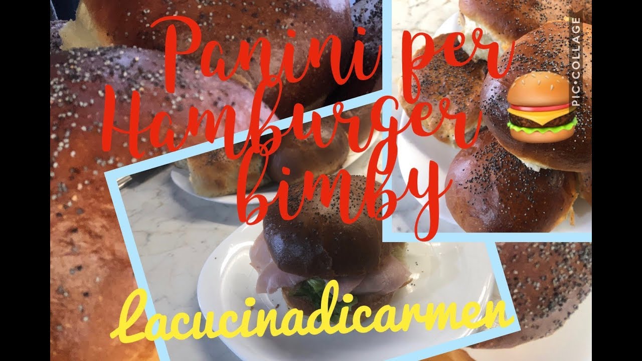 Panini Per Hamburger Bimby Youtube