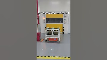 AGV Automated Vertical Lift  Multi Floor Material Handling Solution