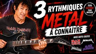 Les 3 rythmiques indispensables pour jouer du Metal (8 riffs cultes)