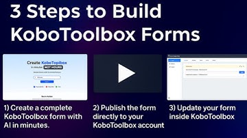 3 Steps to Build KoboToolbox Forms with AI for Beginners