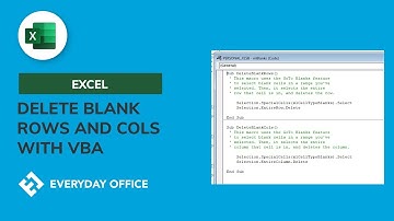 EASY VBA Delete Blank Rows or Columns with a Macro