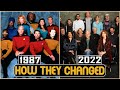 Star trek the next generation 1987 cast then and now 2022 how they changed