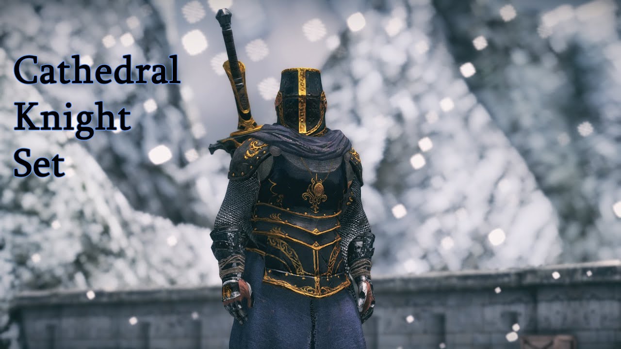 Skyrim mod - Cathedral Knight Set - YouTube