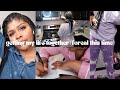productive vlog:getting my life together(fr this time)|work,clean,organize, +get motivated with me!