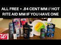 WALGREENS FREE + .84 cent MM HAUL// RITE AID MM // SURPRISE WINNERS AND GIVEAWAY ANNOUNCED 🥳