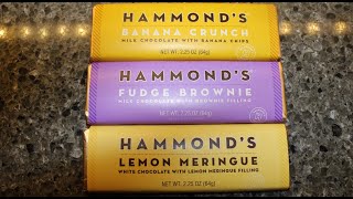 Hammond’s Candies Candy Bars: Banana Crunch, Fudge Brownie & Lemon Meringue Review