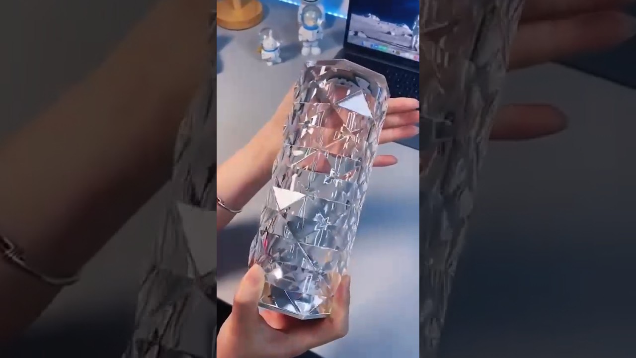 USB Charging Touch Lamp | Rose Diamond Table lamp | Table lamp