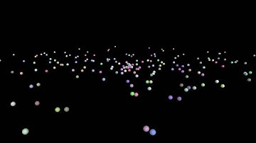 Simulation of rotating galaxy with flat rotation curve