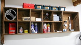 壁掛け棚を作る/Make a wall shelf