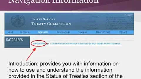 U.N. Treaty Series: Multilateral Treaty Search