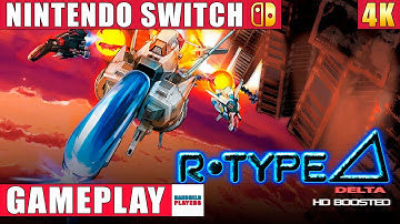 R-Type Delta: HD Boosted Nintendo Switch 1 Gameplay in 4K