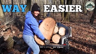 Not Quite Roadside Logging with Scheib! Awesome Red Oak Haul!