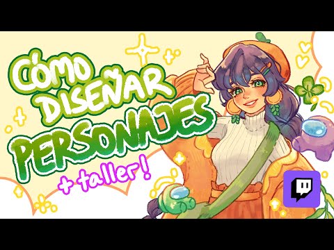 🎨💚 CÓMO HACER una FICHA de PERSONAJES (¡taller de diseño!) - Directo Twitch