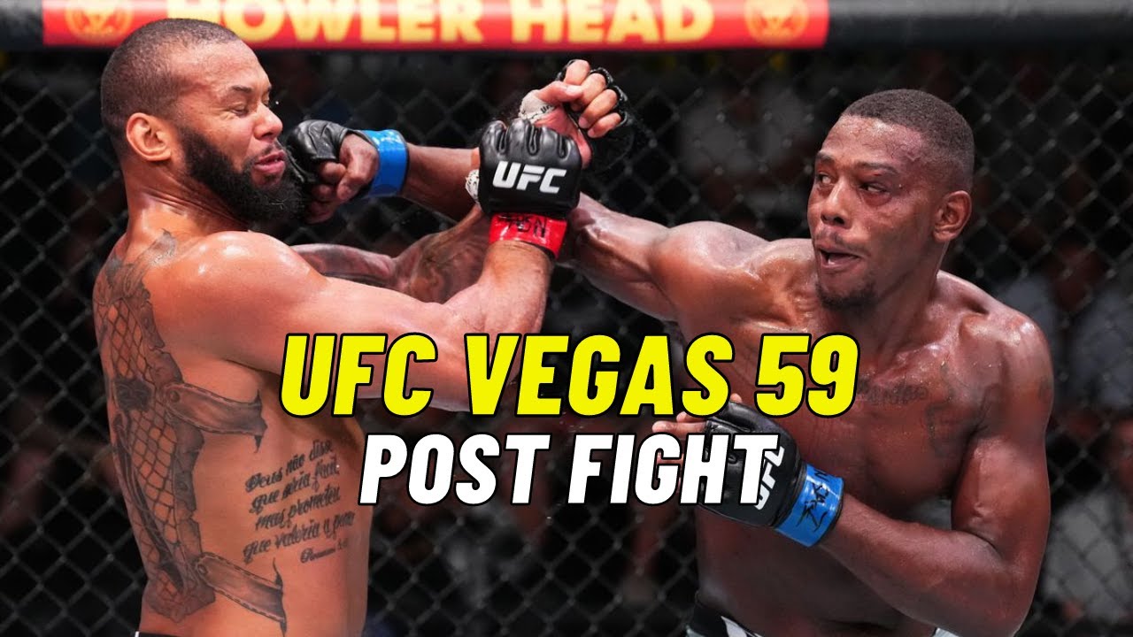UFC Vegas 59 Post Fight Thiago Santos vs Jamahal Hill