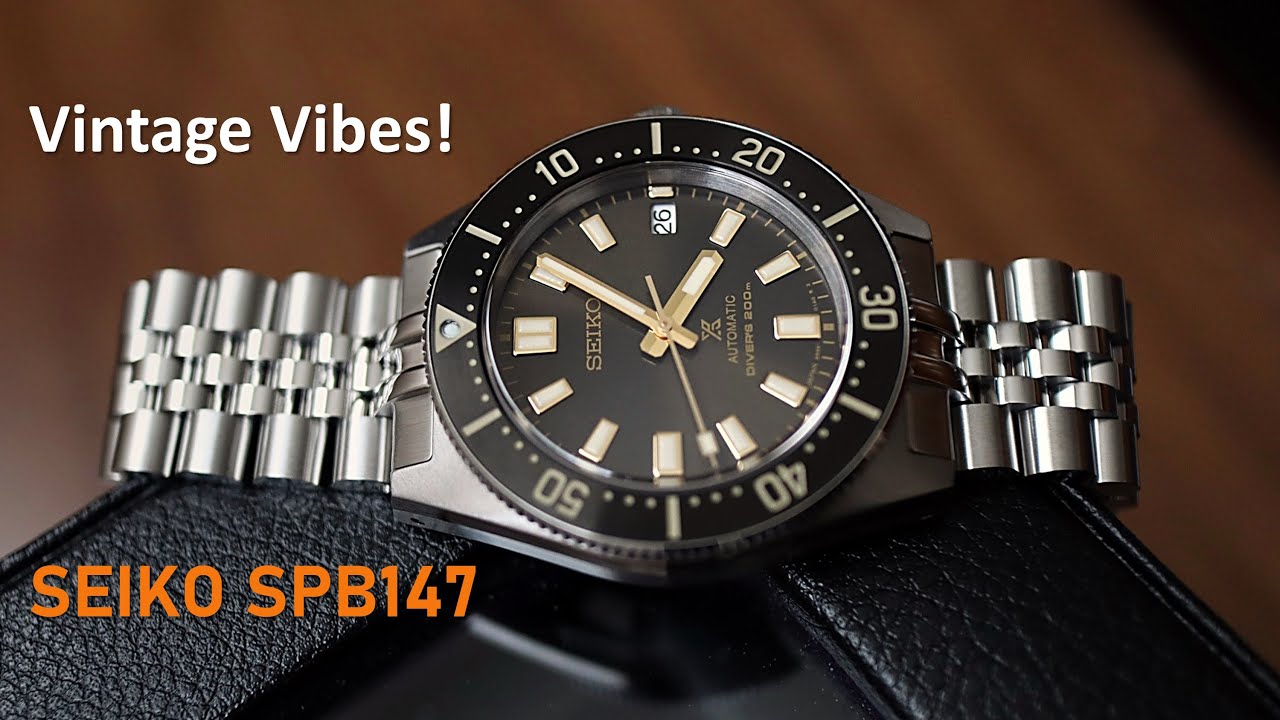 Seiko SPB147 Full Review - A Great Vintage Everyday Dive Watch - YouTube