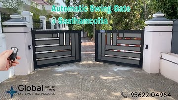 Automatic Swing Gate Motor installed at Sasthamcotta, Karunagappally | Gate Automation |📞9562204964