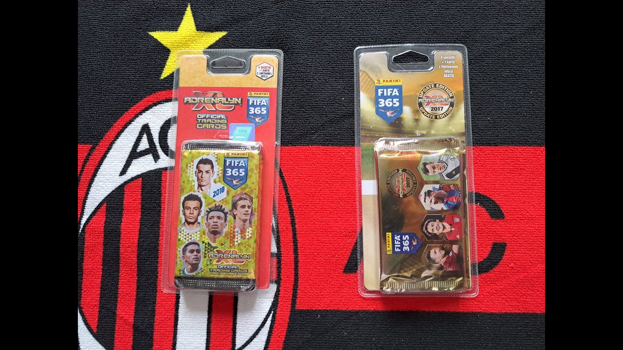 POWRÓT DO PRZESZŁOŚCI - PANINI FIFA 365 2018 vs PANINI FIFA 365 2017 UPDATE - KTO WYGRAŁ???