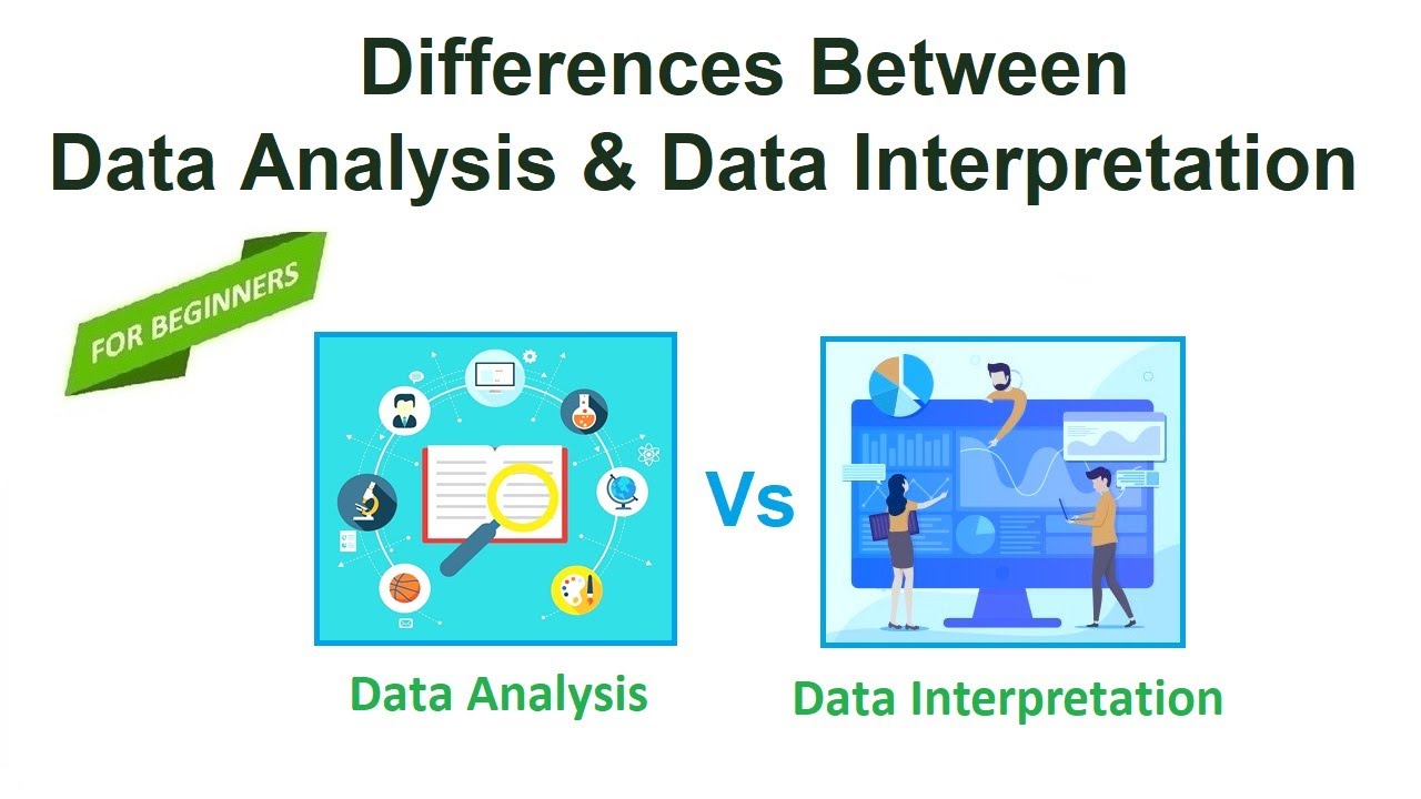 difference between analysis of data and presentation