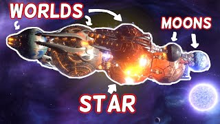 This Ship Is A SOLAR SYSTEM! | Full Modded Playthrough | Stellaris Gigastructures