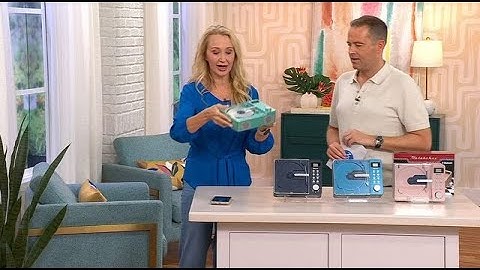 Studebaker Rechargeable Retro CD Player w/Bluetooth & FM Stereo Radio