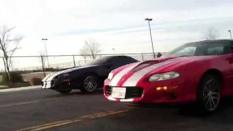 2002 35th anniversary Camaro Ss racing donuts