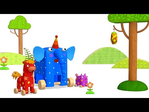 Деревяшки 💥 Бабочка ⭐ Мультики для малышей ✨ Super Toons TV
