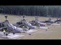 Massive Launch of US Apache And German Tiger Attack Helicopters