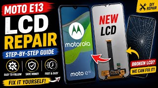 Moto E13 LCD Replacement | Step-by-Step Screen Repair Guide (Easy DIY Fix!) 