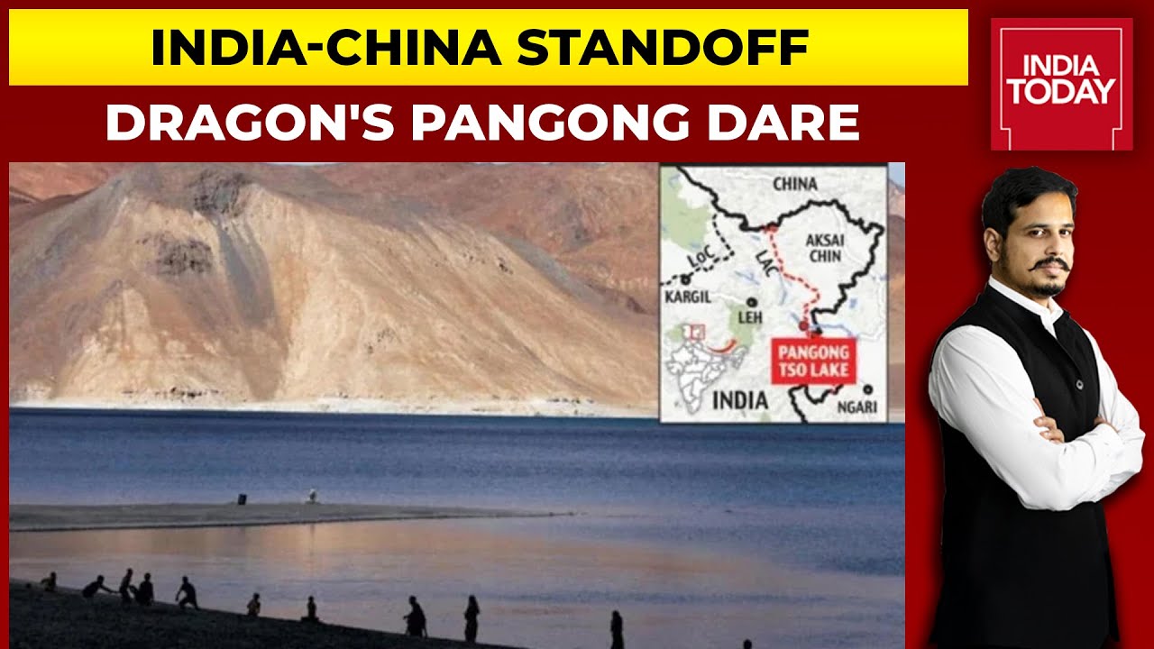 Download Chinese Bridge At Pangong Tso Nears Completion, Show Satellite Images | India-China Standoff