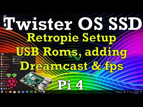Twister OS. SSD Installation, Retropie Setup, USB Roms, adding Dreamcast u0026 FPS. Raspberry Pi 4.