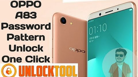 OPPO A83 Password Pattern Unlock  Unlock Tool
