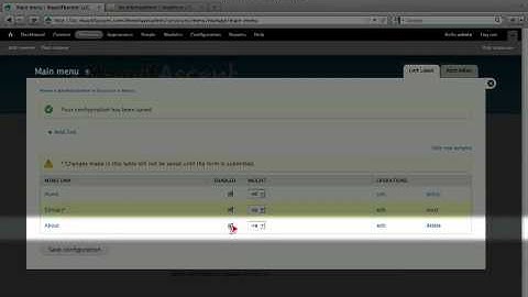 28. How menu sorting impacts menu item weight (a Drupal how-to)