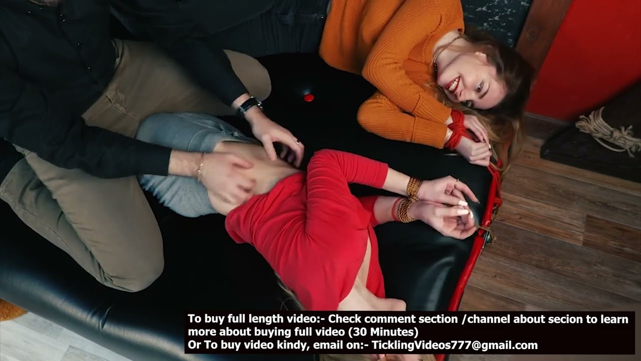 Two cutie miss Eve and her friend gets belly tickling session - vlog