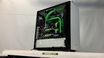 NZXT S340 Elite Custom Water Cooled PC BUILD Quick look