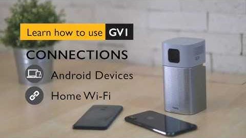 BenQ GV1 Wireless Portable Projector - How to Connect with Android Phone