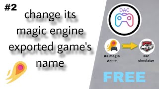CHANGE ITS MAGIC ENGINE EXPORTED GAME'S NAME | DACgamer | EDIT APK | #tutorial #youtube screenshot 1
