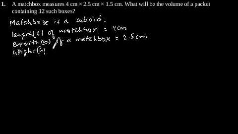 CBSE Class-9 Maths NCERT solution - Surface Areas And Volumes - Exercise 13.5 - Problem 1