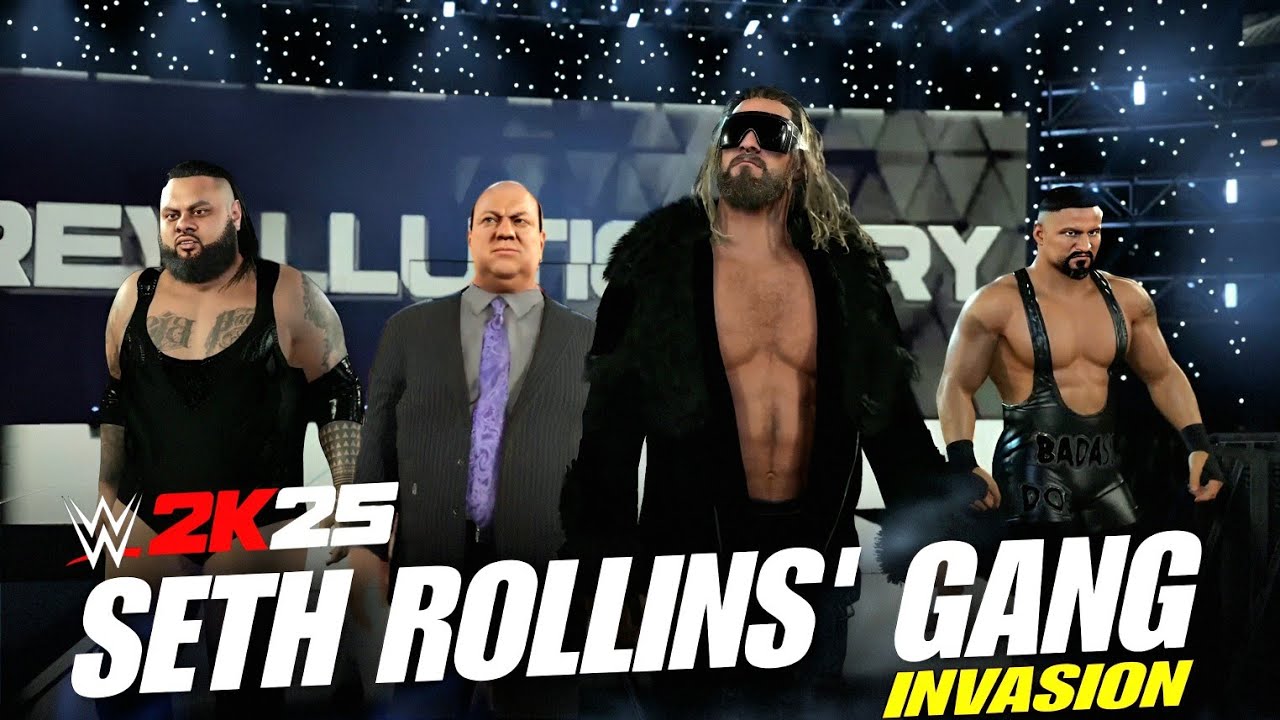 WWE2K25 Seth Freakin Rollins' GANG Entrance w/ Updated Theme | WWE 2K25 Community Creations!