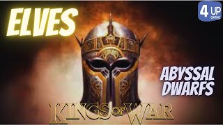 Kings of War-Elves Vs Abyssal Dwarfs