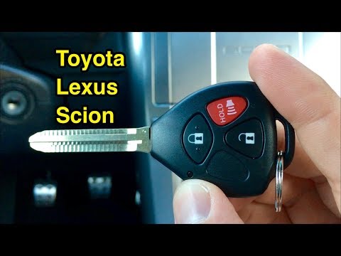 Как прописать/привязать кнопки ключа любой Toyota или Lexus