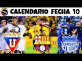 CALENDARIO FECHA 10 LIGA PRO 2022 / CAMPEONATO ECUATORIANO 2022