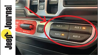 Jeep JL Wrangler Aux Switch - Mopar Auxiliary Switch Bank 82215798AD Installation (Part 2 of 2)