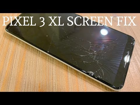 Fix Google Pixel 3 XL cracked screen replacement guide, complete.