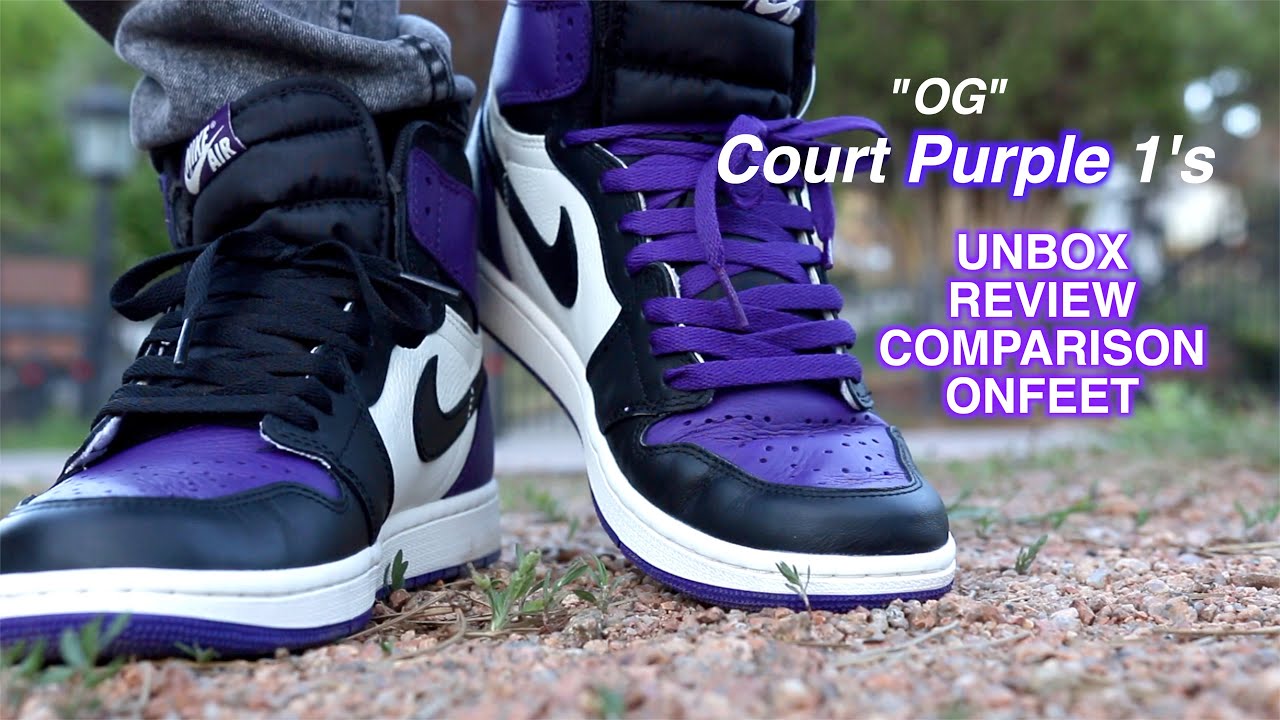jordan 1 court purple retail